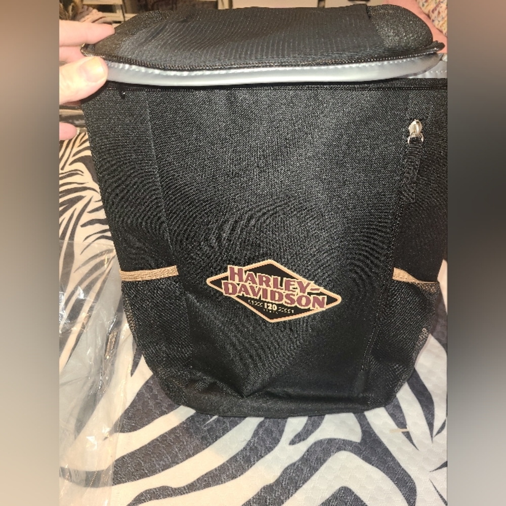 Harley davidson installed backpack cooler